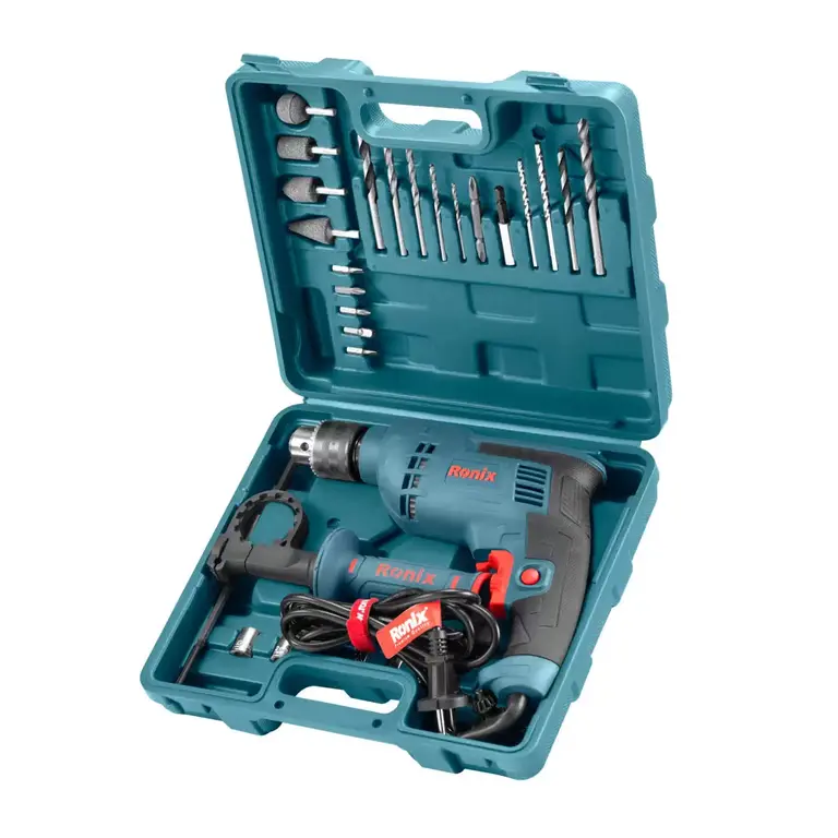 ست ترکیبی دریل برقی 29 پارچه مدل: RS-0007 | رونیکس