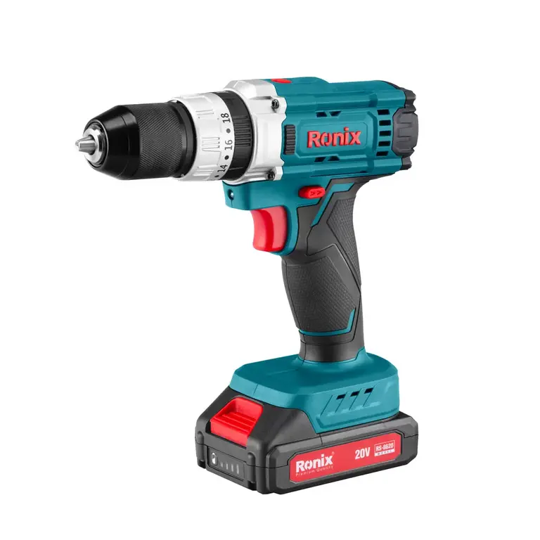 ست ترکیبی دریل شارژی 20 ولت - 35 پارچه با ابزار دستی مدل: RS-8620 | رونیکس