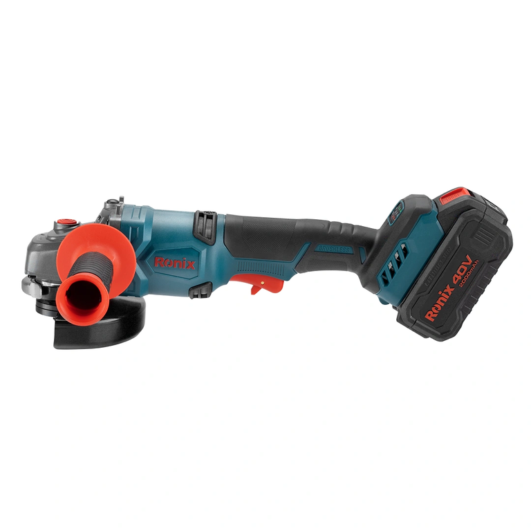 کیت مینی فرز شارژی براشلس 40 ولت 125 میلی متر دیمر دار مدل: 8901-40V | رونیکس