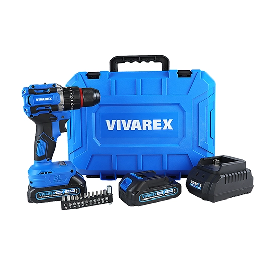 دریل پیچ گوشتی چکشی شارژی براشلس ویوارکس مدل VR2010-BLX