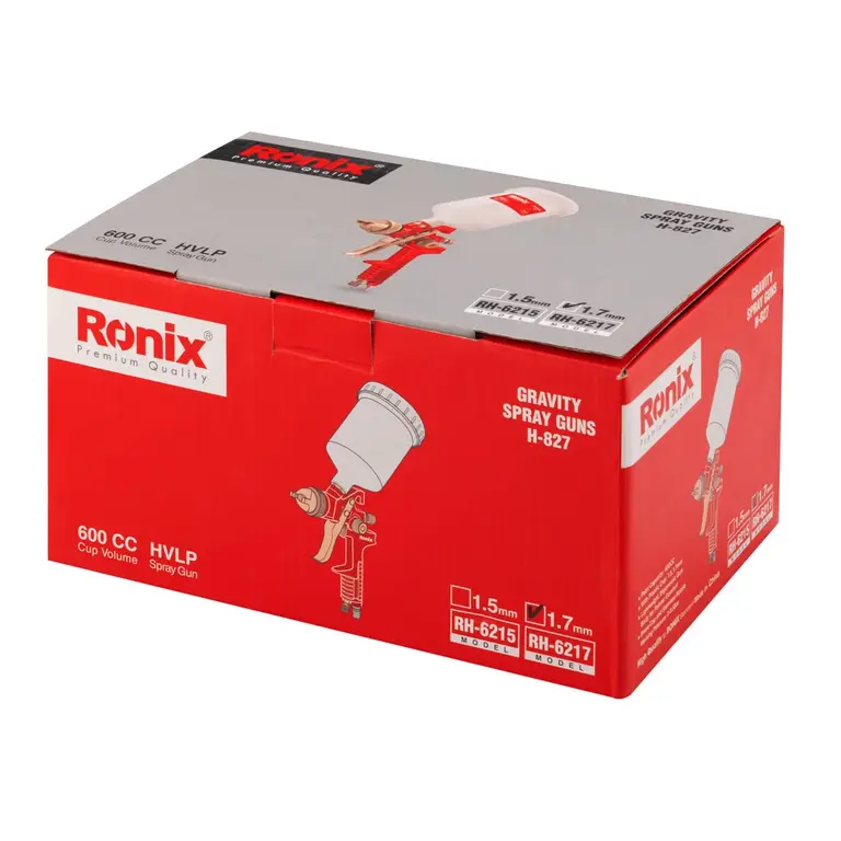 پیستوله بادی کاسه پلاستیکی سایز 1.7 مدل RH-6217 | رونیکس