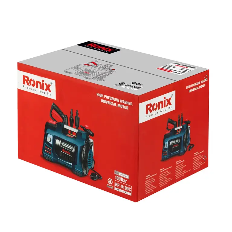 کارواش دینامی کامپکت ۱۰۰ بار ۱۴۰۰ وات رونیکس مدل: RP-0100C |