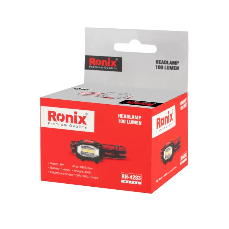 چراغ پیشانی-100 لومن مدل RH-4283 | رونیکس