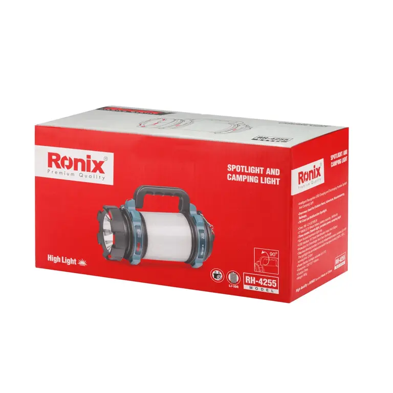 نورافکن لیتیوم حرفه ای با برد 1200 متر مدل RH-4255 | رونیکس