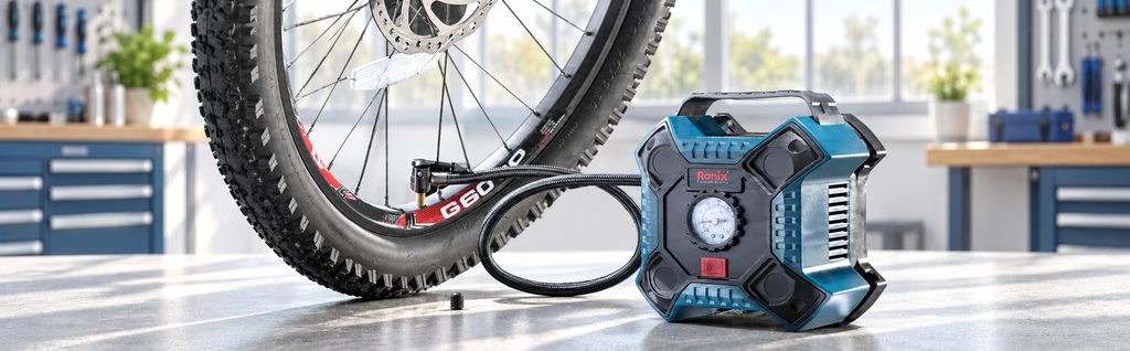 مینی کمپرسور آنالوگ 160 PSI با برق شهری رونیکس مدل RH-4262