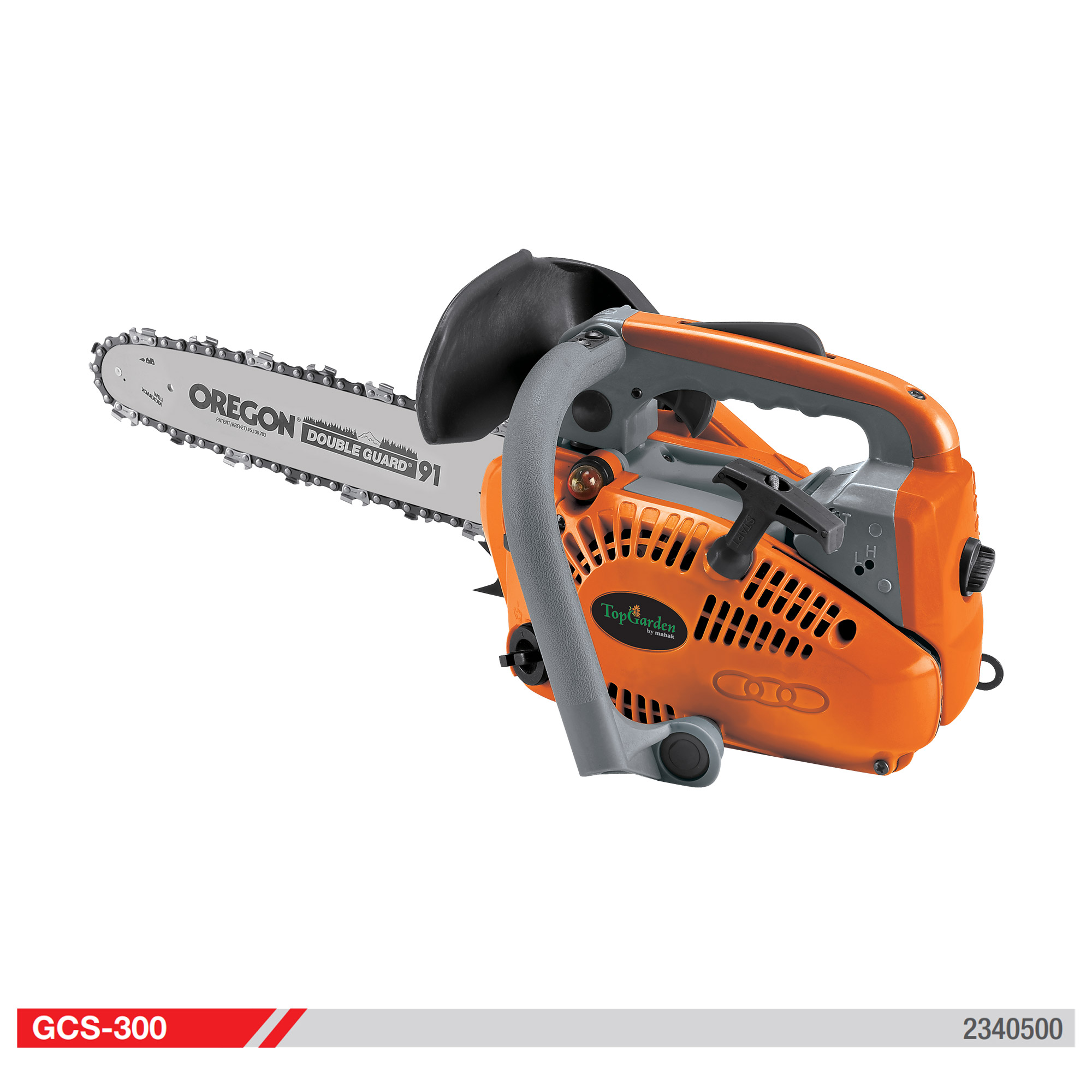 اره زنجیری بنزینی 30 سانتی‌متری تاپ گاردن مدل GCS-300