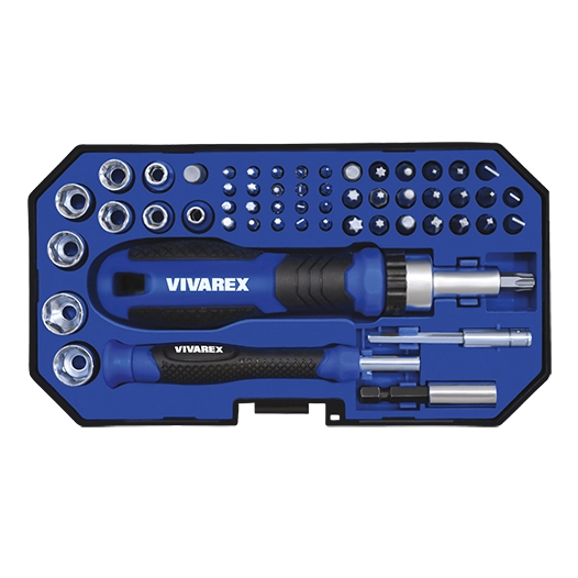 ست نوک پیچ گوشتی و بکس 55 عددی ویوارکس مدل VR5565-SD