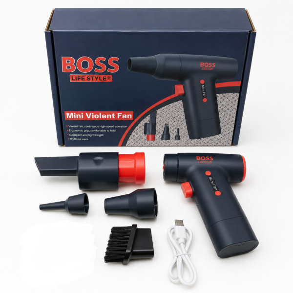 جت فن شارژی براشلس BOSS مدل BLFS-01