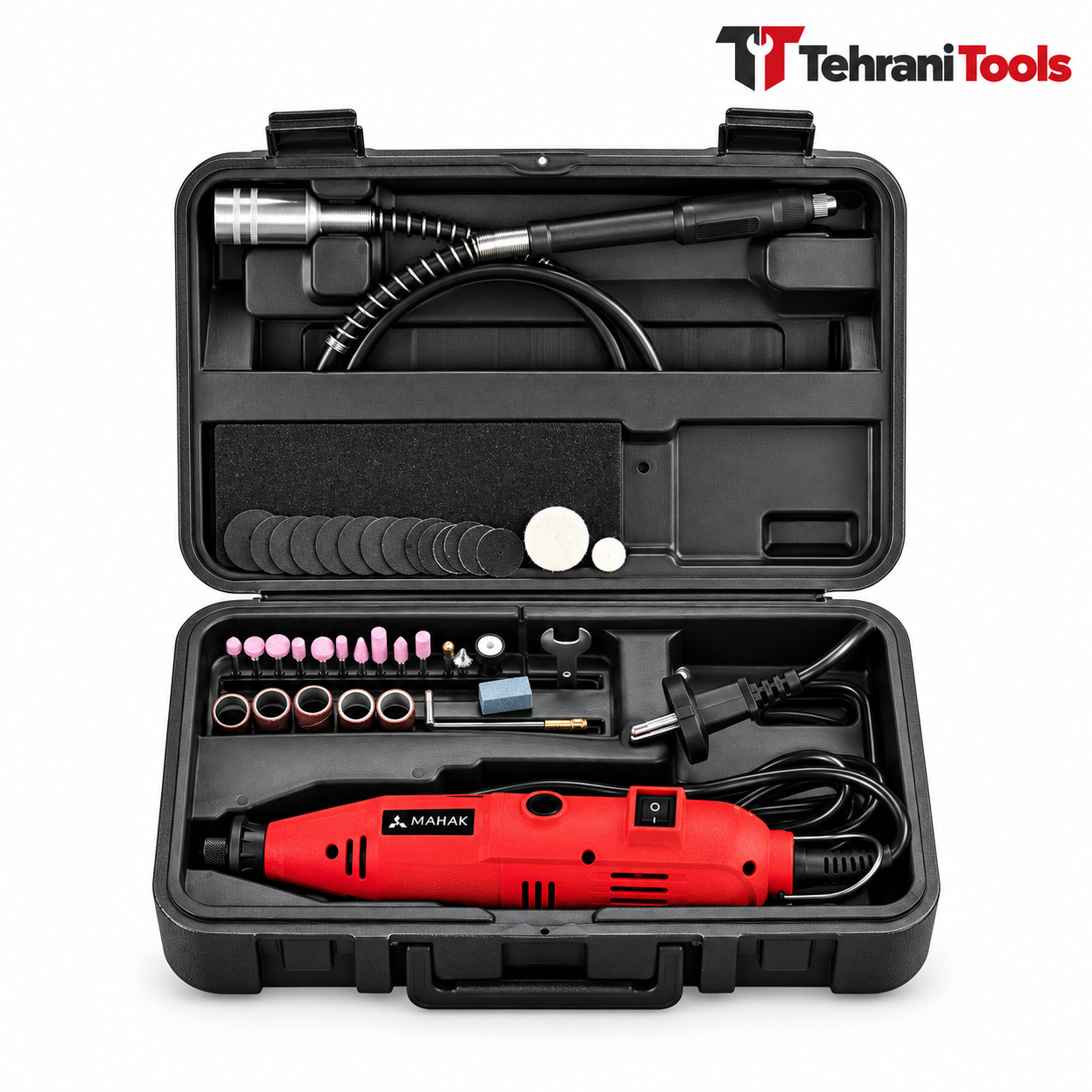 فرز انگشتی 130 وات محک مدل DG-130S با کیت 45 پارچه و خرطومی