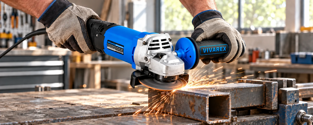 مینی فرز 125 میلیمتری 1100 وات دیمردار ویوارکس مدل VR1125-AG