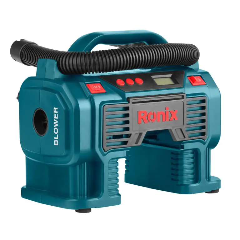 مینی کمپرسور باد سه کاره دیجیتال فندکی با کیف رونیکس مدل RH-4260B