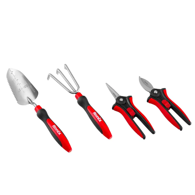 کیت ابزار باغبانی آپارتمانی ۴ پارچه رونیکس مدل RS-0011