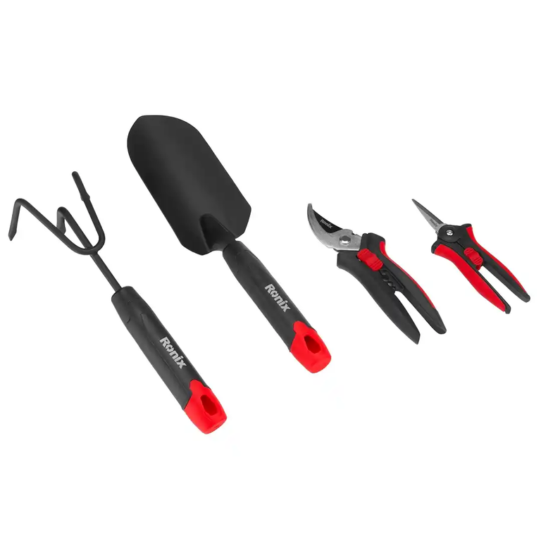 کیت ابزار باغبانی با کیف کمری ۵ پارچه رونیکس مدل RS-0010